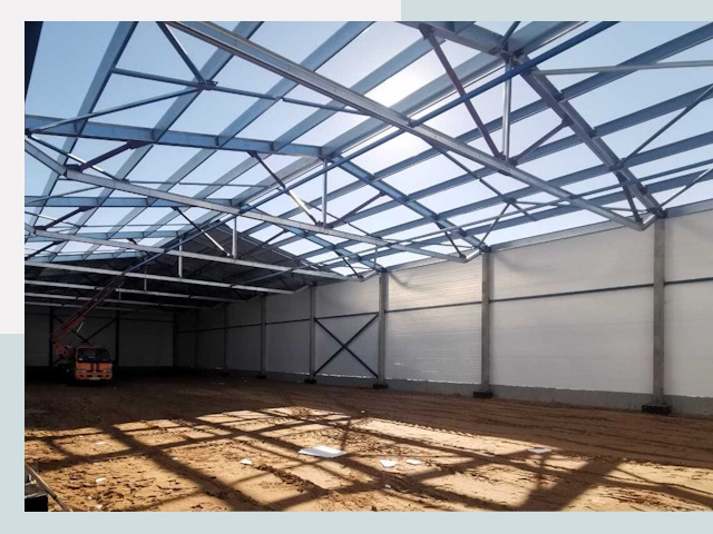 Строительство сенохранилищ в Сорочинске