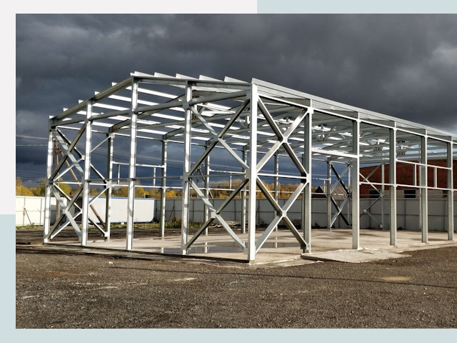 Двускатные ангары в Сорочинск от 620 руб. за квадрат