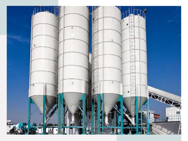 Строительство цементных силосов в Сорочинске