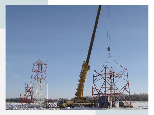 Монтаж вышек связи в Сорочинске