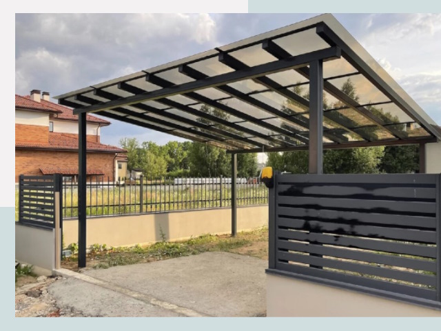 Металлические навесы в Сорочинск от 620 руб. за м²