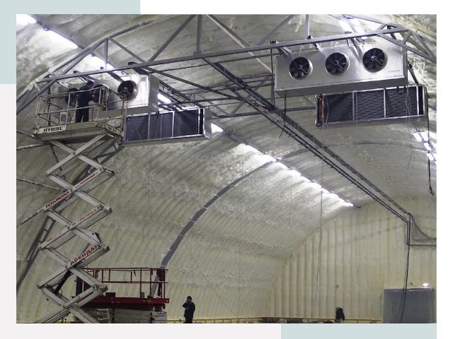 Оснащение ангаров в Сорочинске