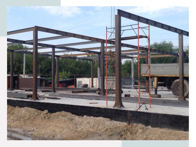 Фундамент для ангаров в Сорочинске