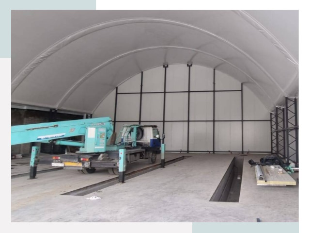 Внутреннее оснащение ангаров в Сорочинске