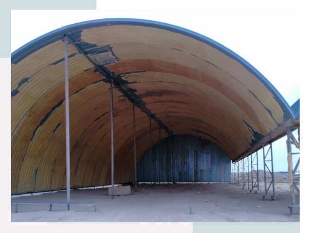 Реконструкция ангаров в Сорочинске