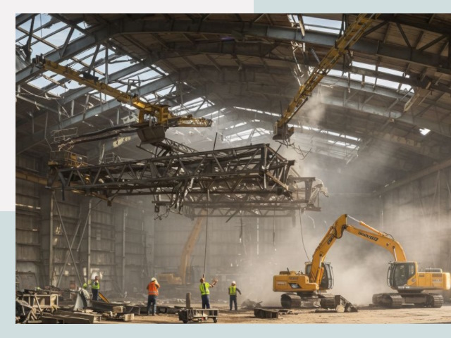 Демонтаж ангаров в Сорочинске от 620 руб. за м²