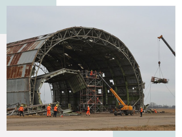 Демонтаж ангаров в Сорочинске