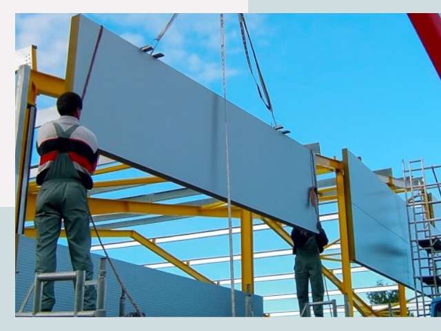 Монтаж сэндвич-панелей в Сорочинске от 620 руб.