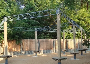 Терраса из металлоконструкций под ключ, проектирование, изготовление и монтаж от СтальСтрой-Срч